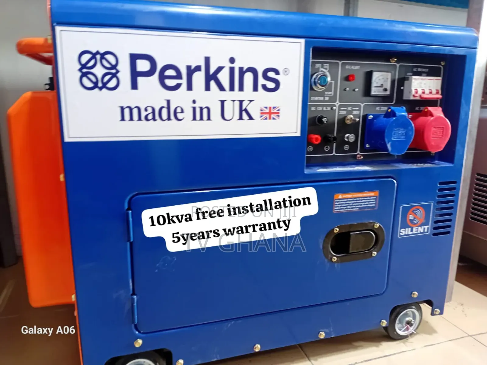 Gear Shift Perkins 10kva 13000watts Diesel Generator 10kva