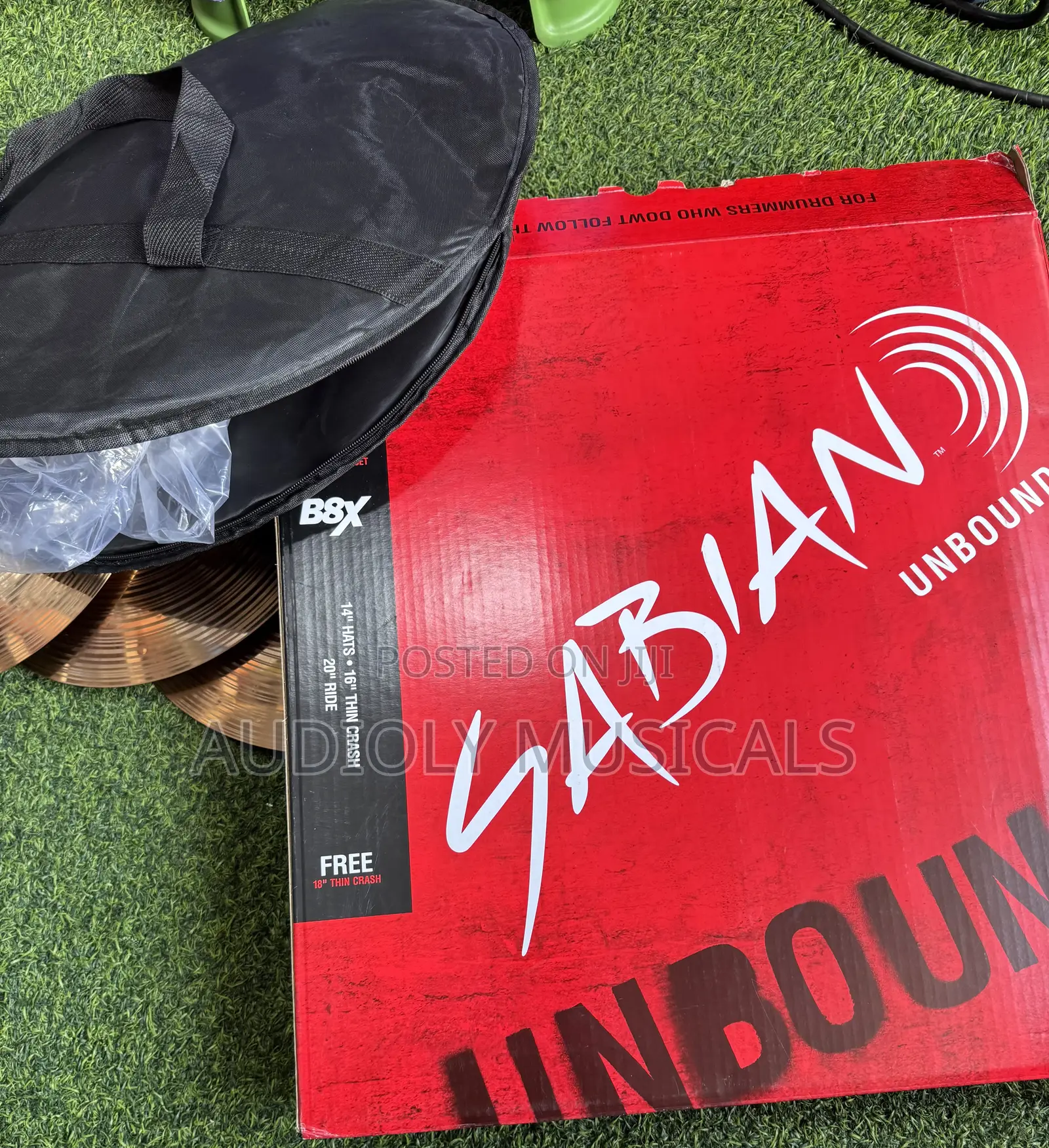Sabian B8x 4set Cymbals
