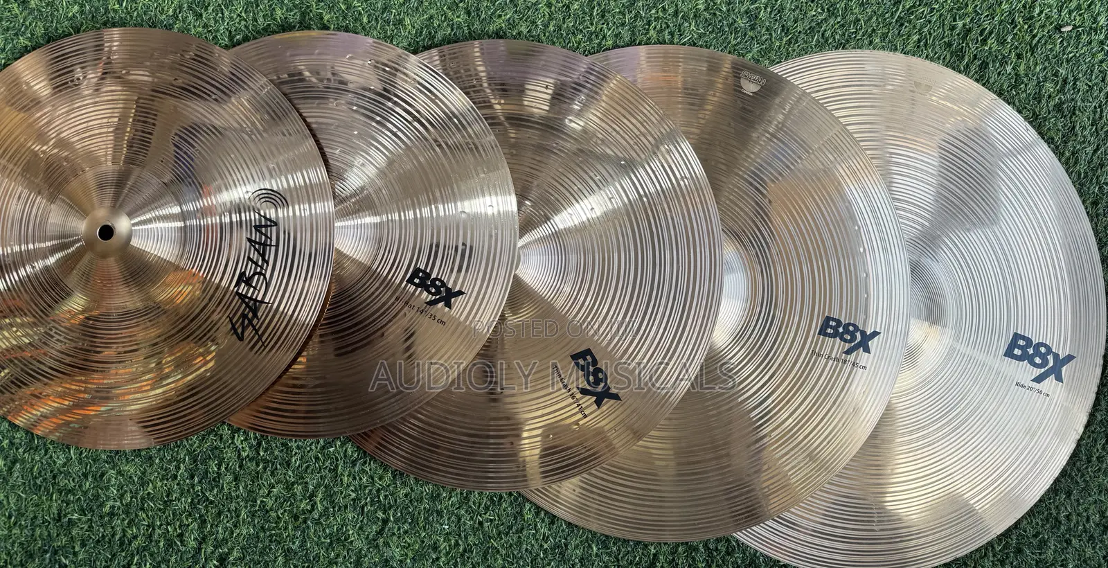Sabian B8x 4set Cymbals