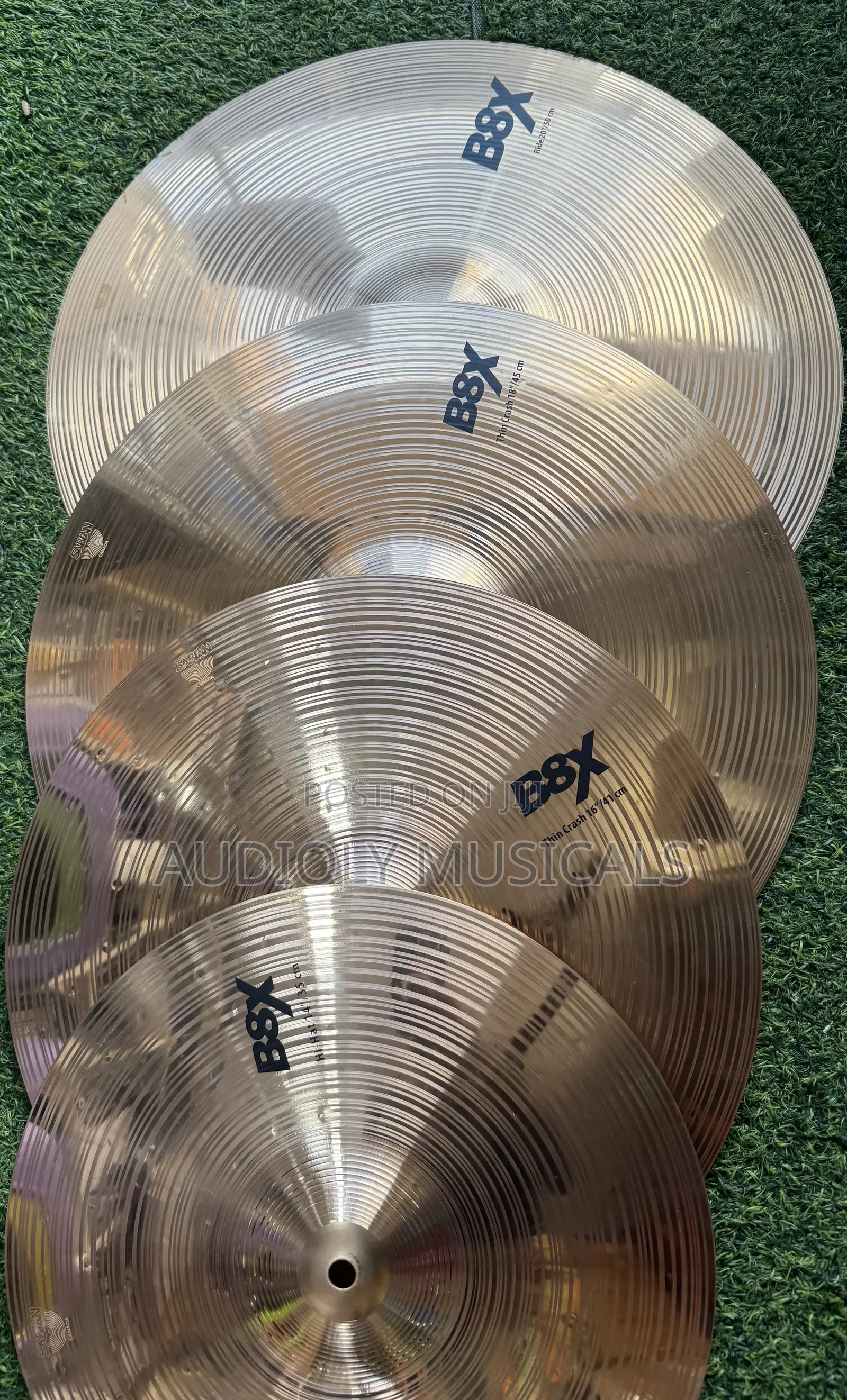 Sabian B8x 4set Cymbals