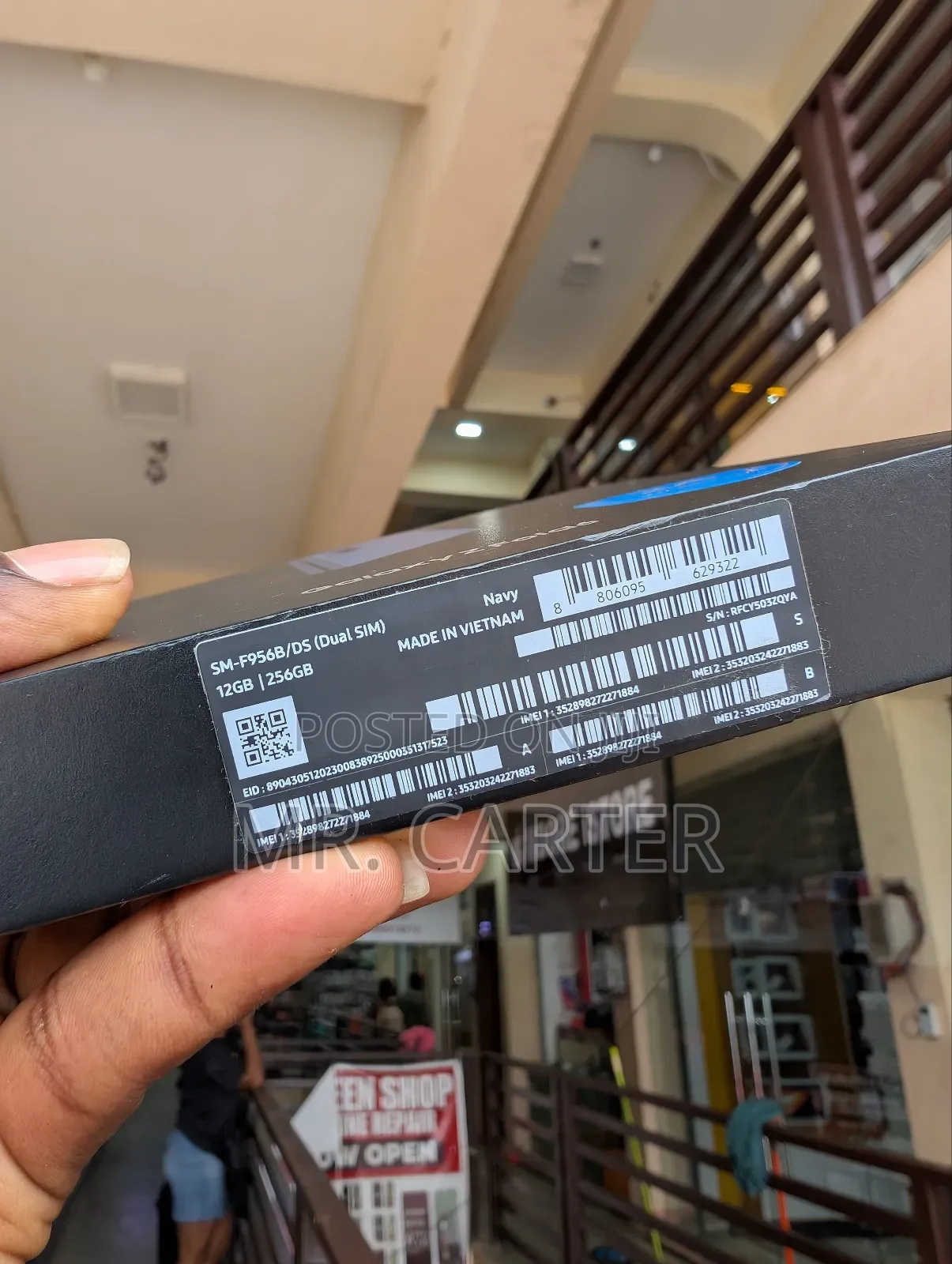 New Samsung Galaxy Z Fold6 256 GB Blue