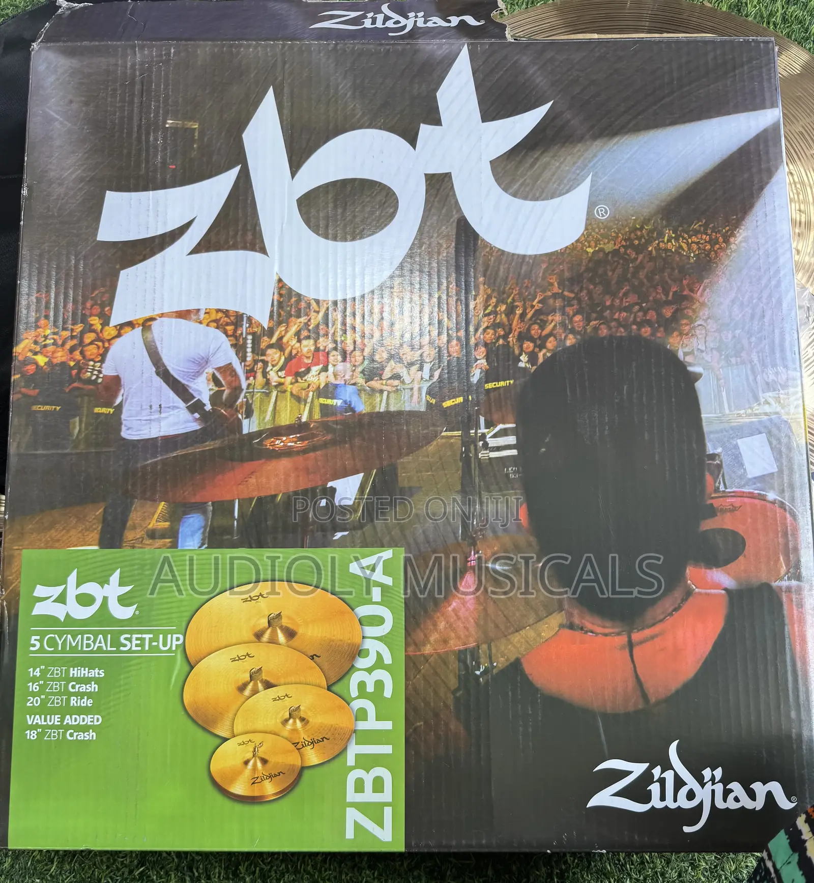 ZBT- Zildjian Cymbal With 20, “18”, 16”, 14 “