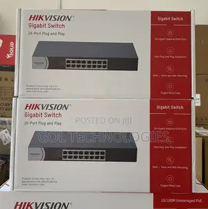 Photo - Hikvision 16port Gigabit Switch Ds-3e0516r-0 100/1000