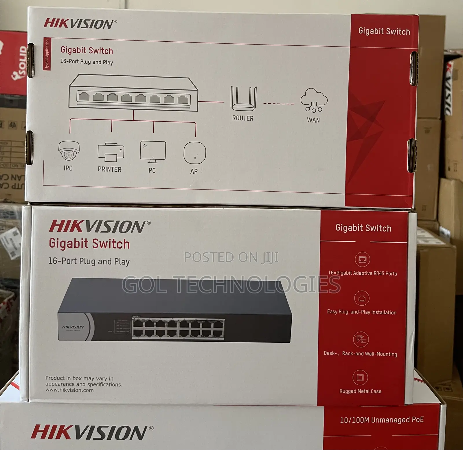 Hikvision 16port Gigabit Switch Ds-3e0516r-0 100/1000