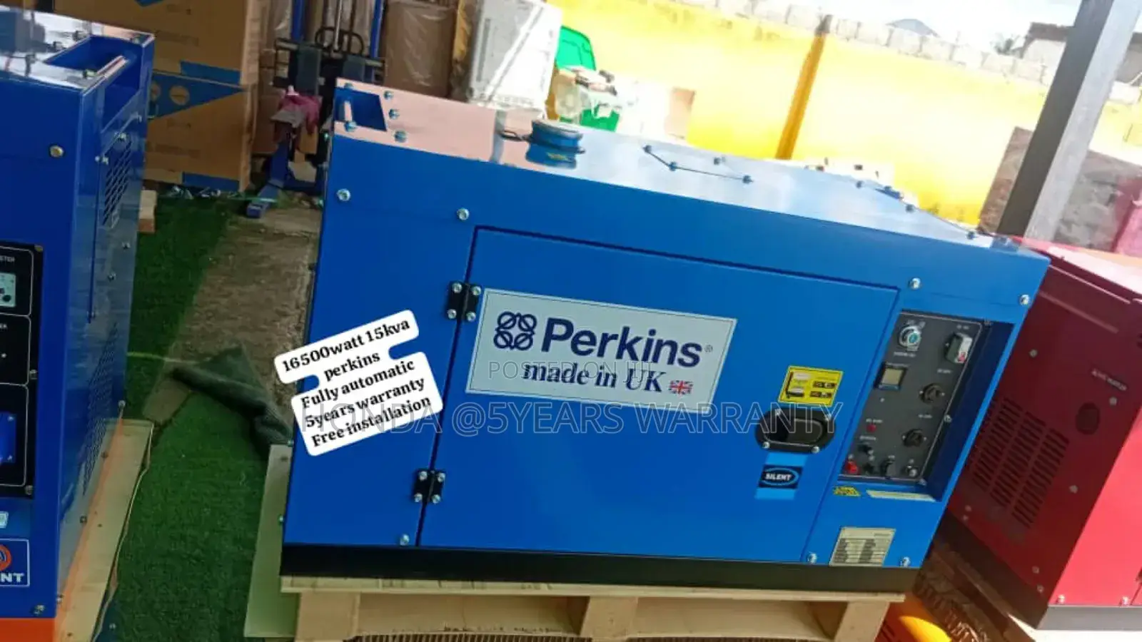 Energy Enhancer Perkins Generator 15kva 16500watt Diesel Ats