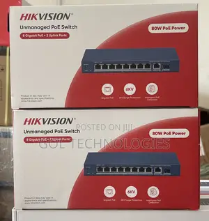 Photo - Hikvision Unmanaged Poe Switch Ds-3e0510p Ethernet Switch