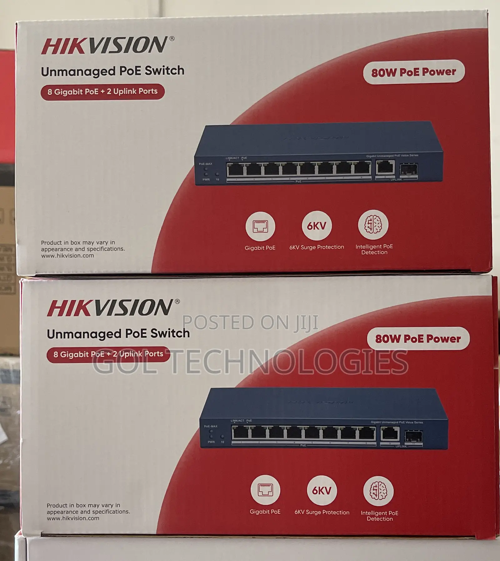 Hikvision Unmanaged Poe Switch Ds-3e0510p Ethernet Switch