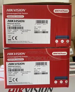 Hikvision Unmanaged Poe Switch Ds-3e0510p Ethernet Switch
