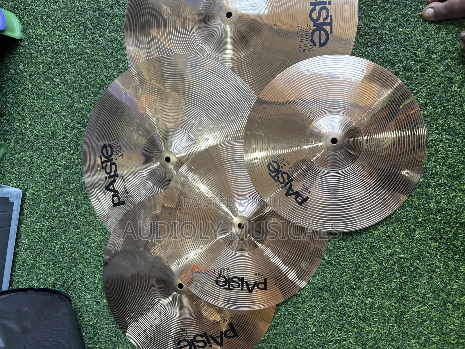 Paiste 4set Cymbals 20”18”16 14” Hihat Ride , Splash,