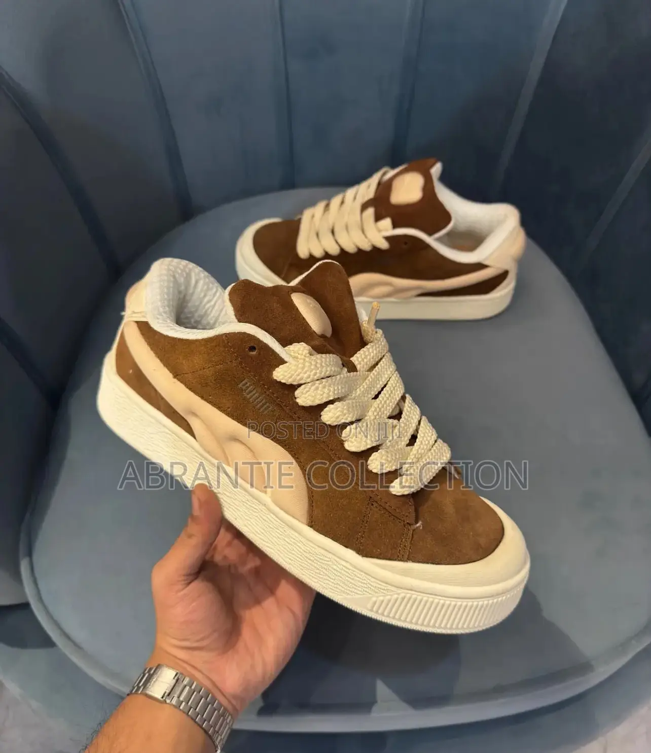 Puma Suede Xl Crush Preserve Brown/White