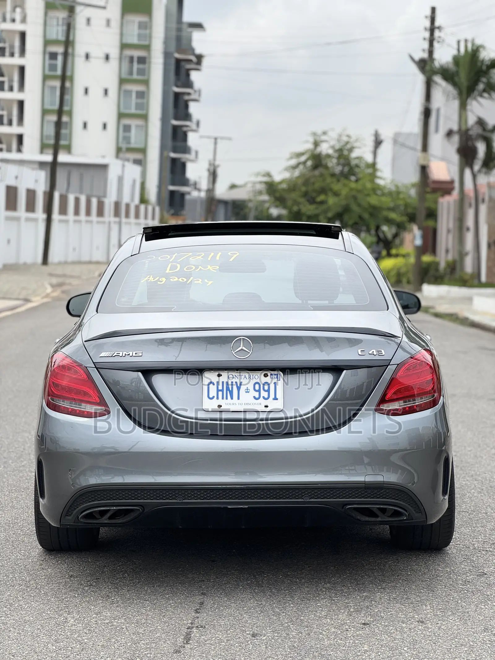 Mercedes-Benz C43 4Matic Sedan AWD (3.0L V6 9AM) 2017 Gray