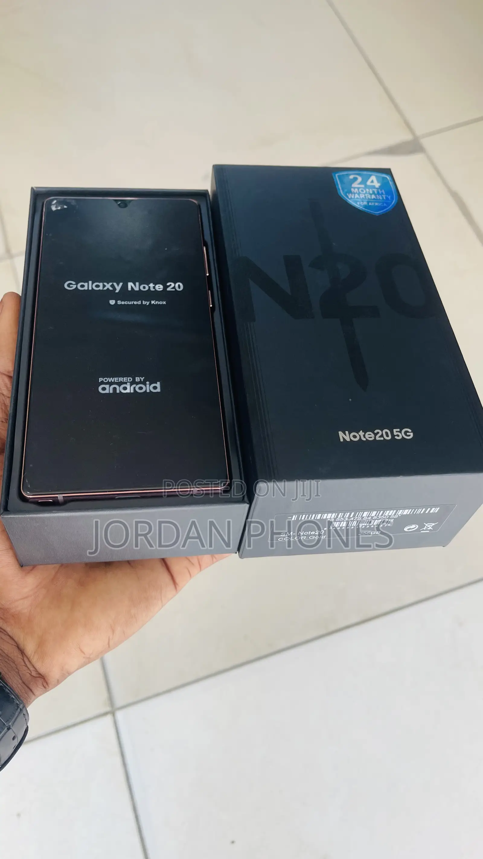 New Samsung Galaxy Note 20 5G 256 GB Gold