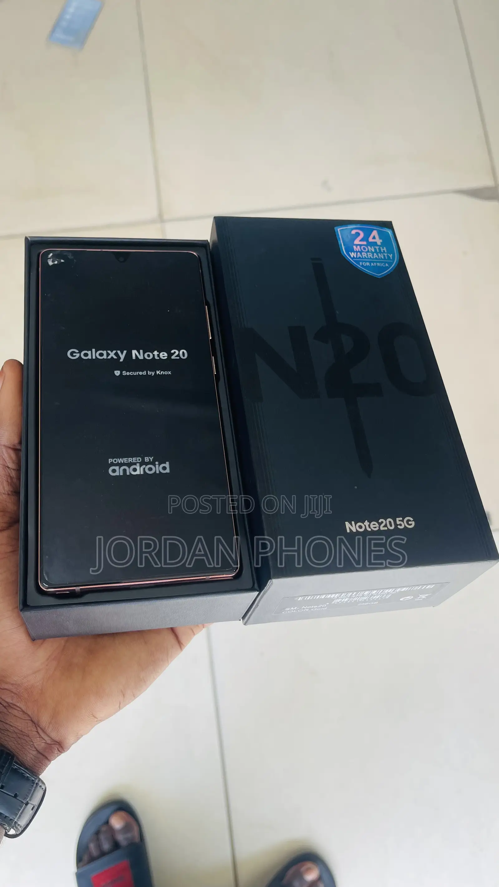 New Samsung Galaxy Note 20 5G 256 GB Gold