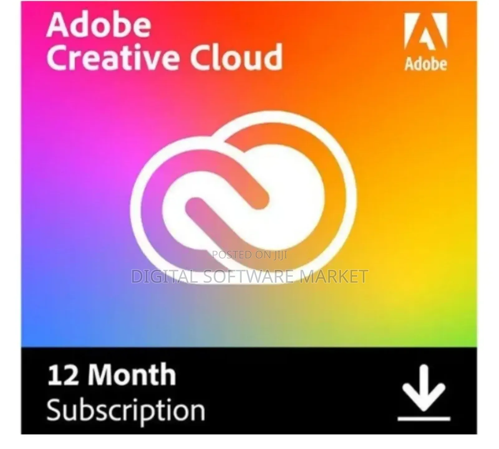 Adobe Creative Cloud All Apps – 1 Year Subscription Mac/Win
