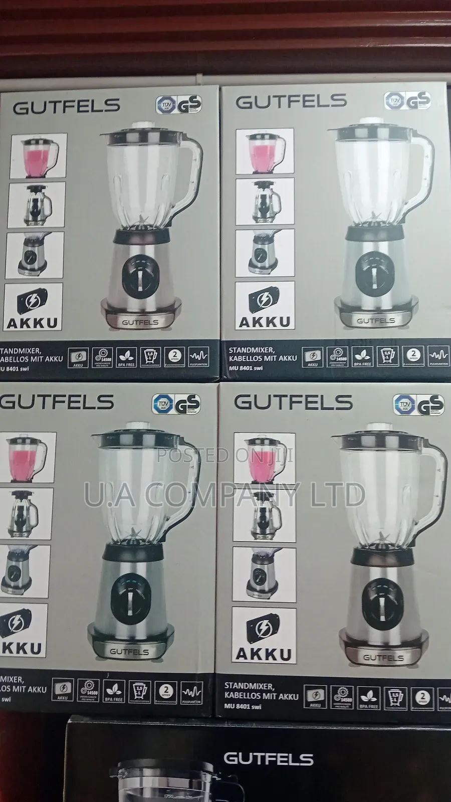 Gutfels Cordless Stand Mixer With Rechargeable Battery