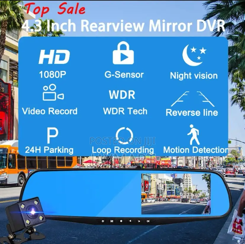 Car Rear View Camera With Mirror
