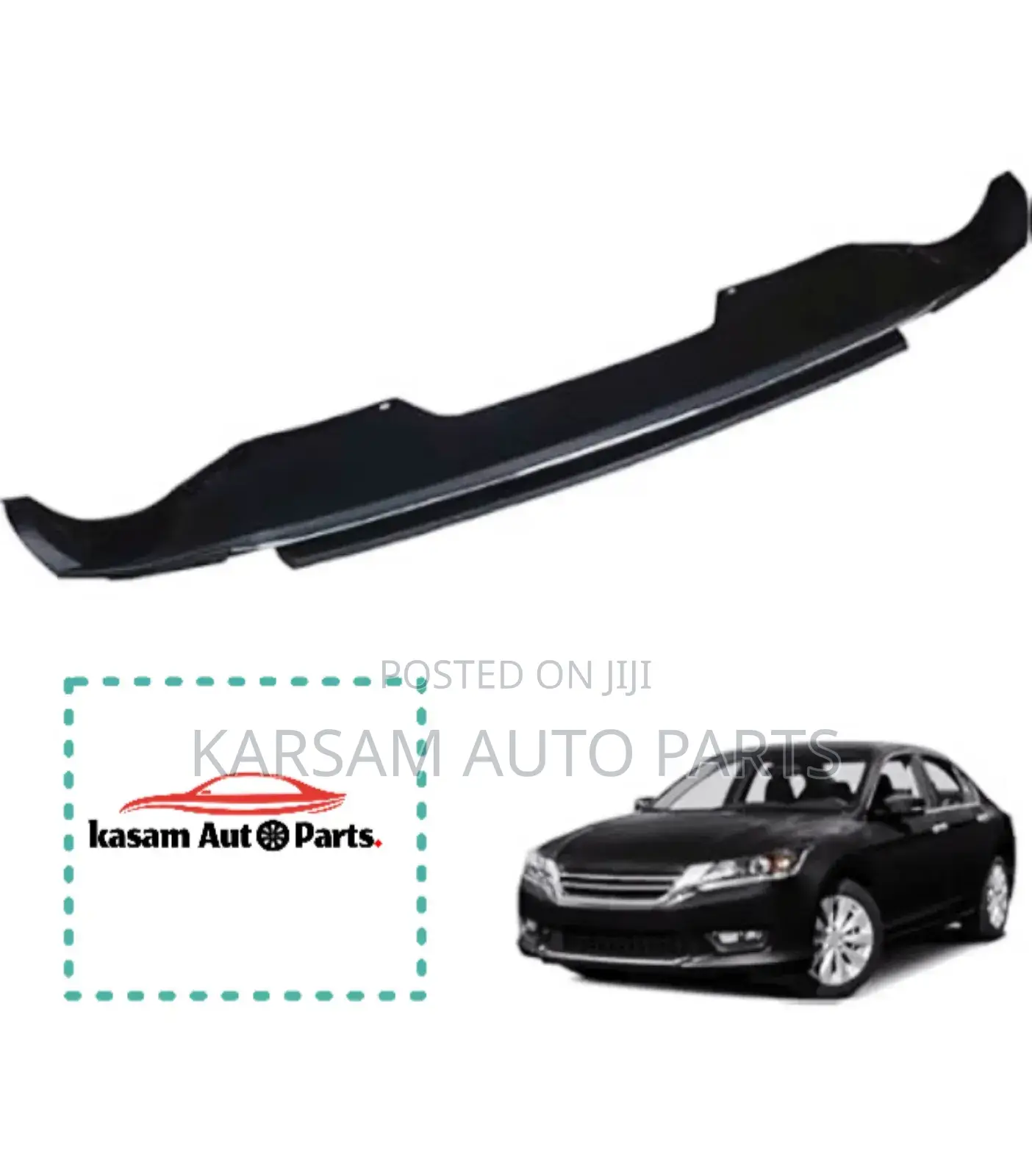 Accord 14 Back Bumper Rear Plastic Chrome With Reflectors