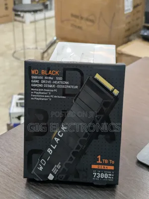 Wd 1tb SSD Black for Pc - Ps5 With Heatsink