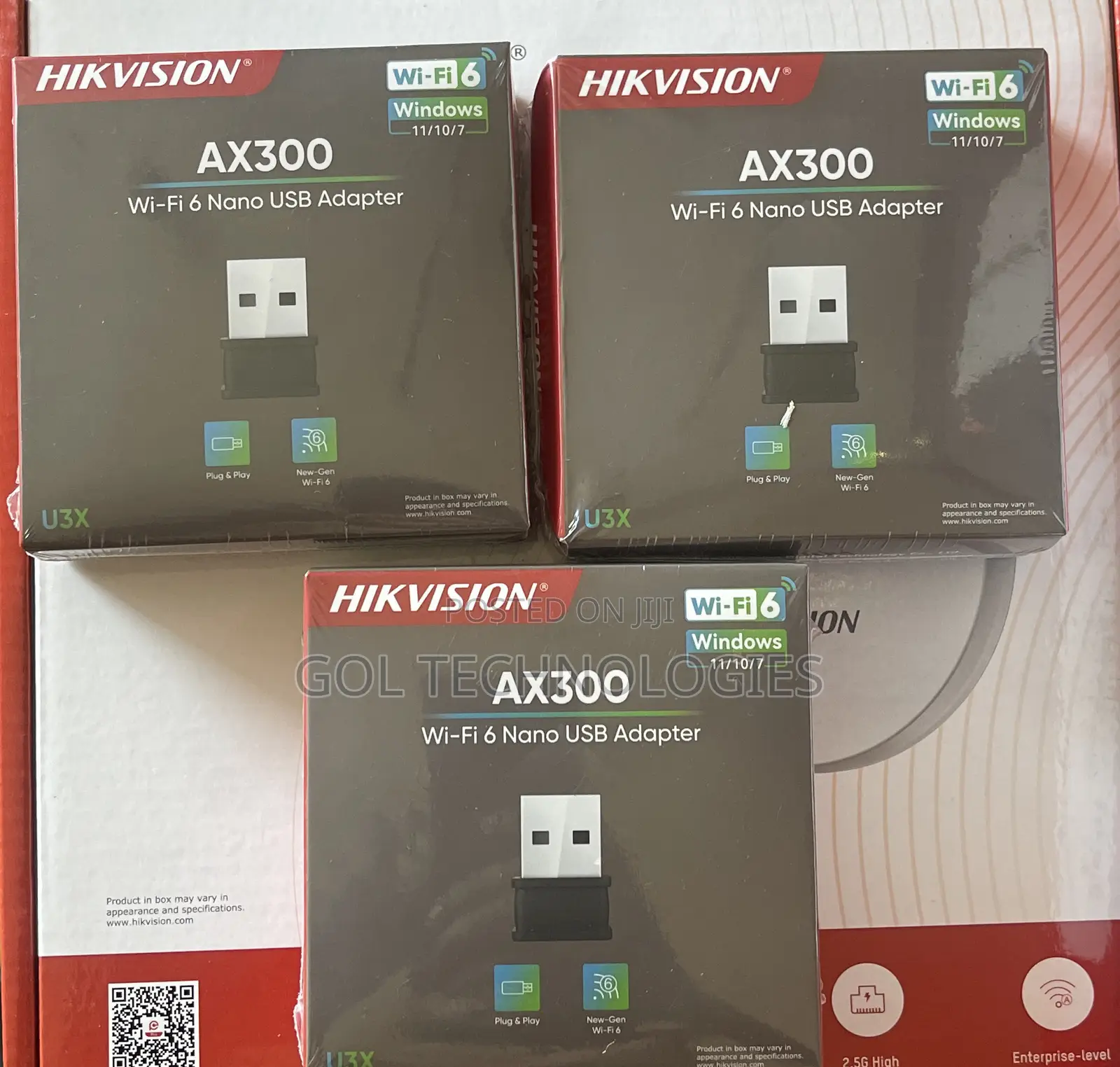 Hikvision Wifi Usb Adapter Ax300 Wi-fi 6 Nano Usb Adapter