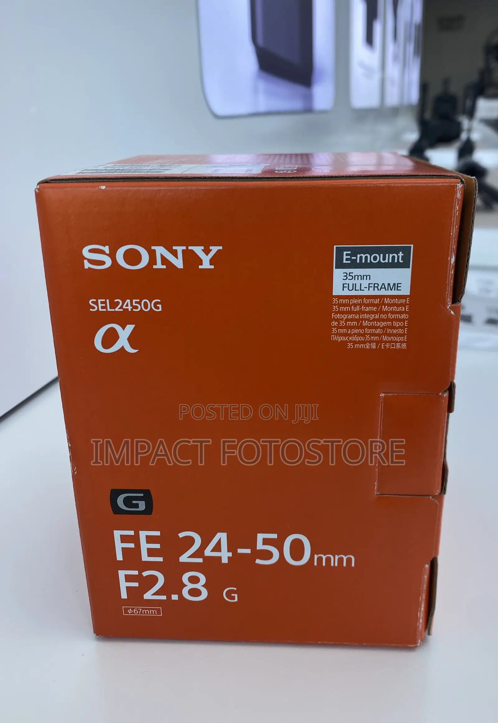 Sony Fe 24-50mm F/2.8 G Lens (Sony E)