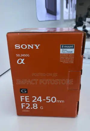 Sony Fe 24-50mm F/2.8 G Lens (Sony E)