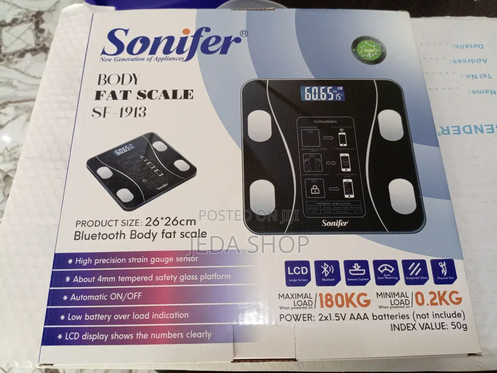 Bluetooth Digital Body Fat Scale