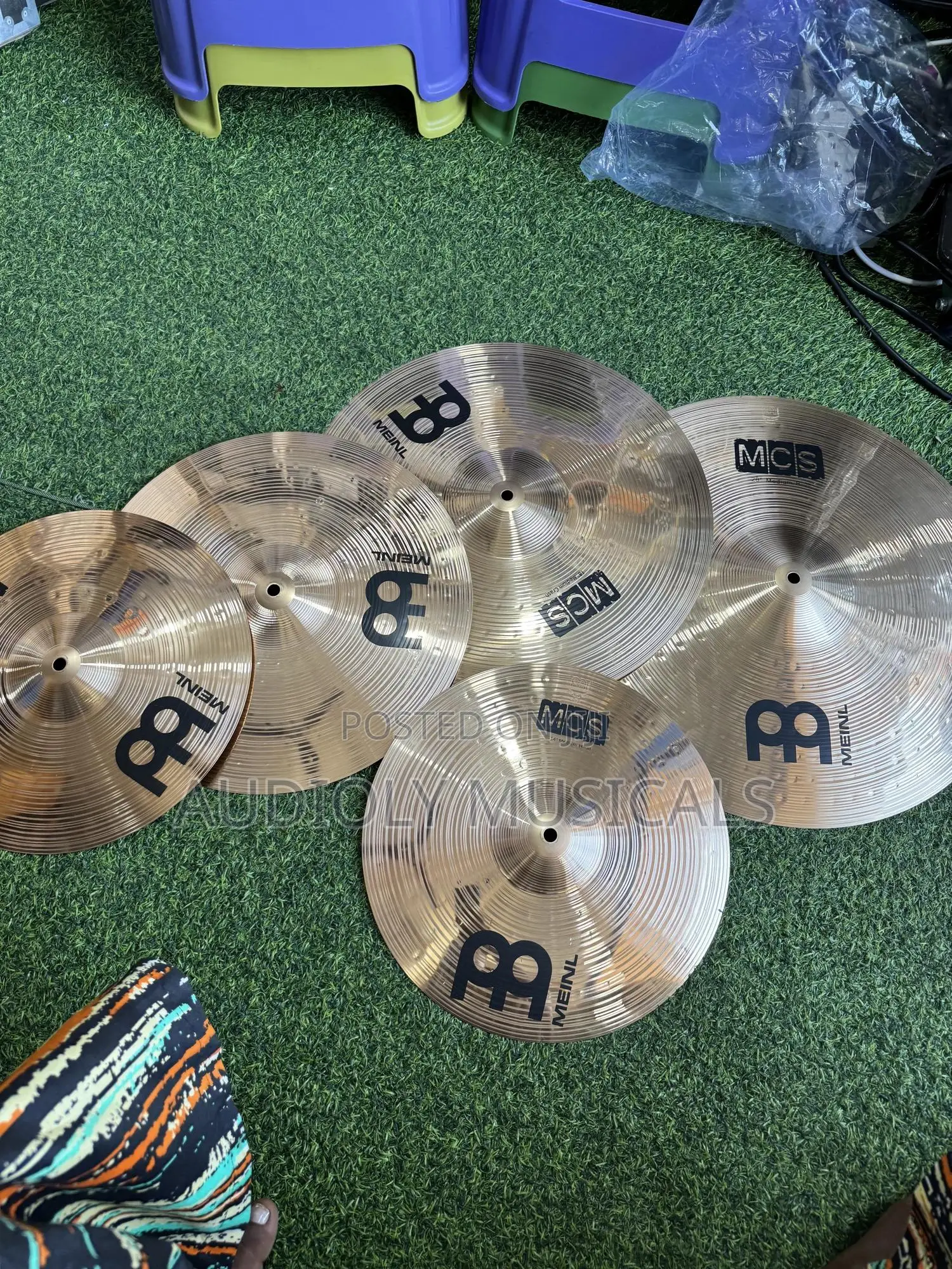 Meinl Cymbal Set With 20”18”16”14