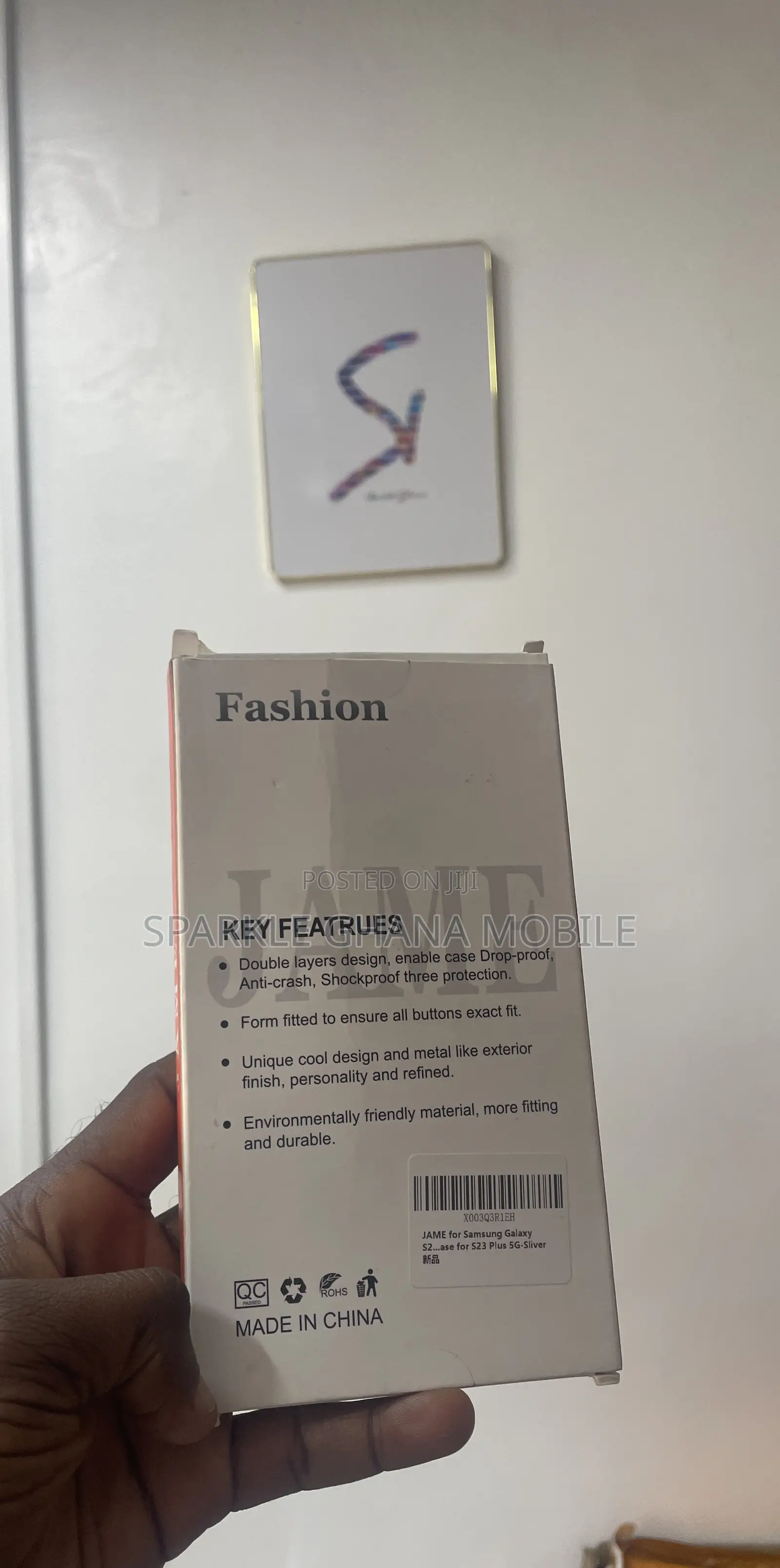 Samsung Galaxy S23 Plus Jame Silver Case