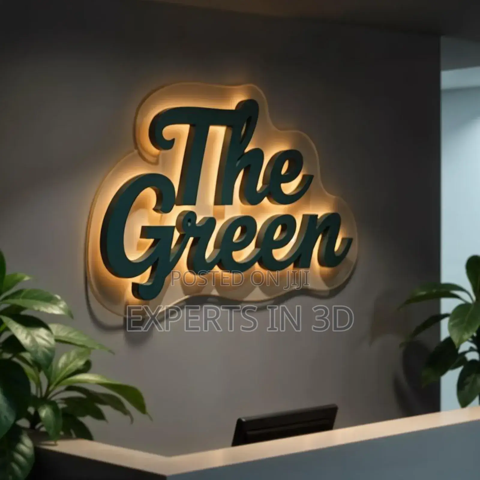 Back-Lit Indoor 3d Signage