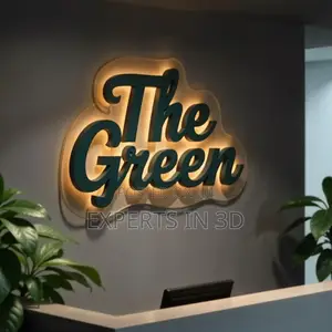 Back-Lit Indoor 3d Signage