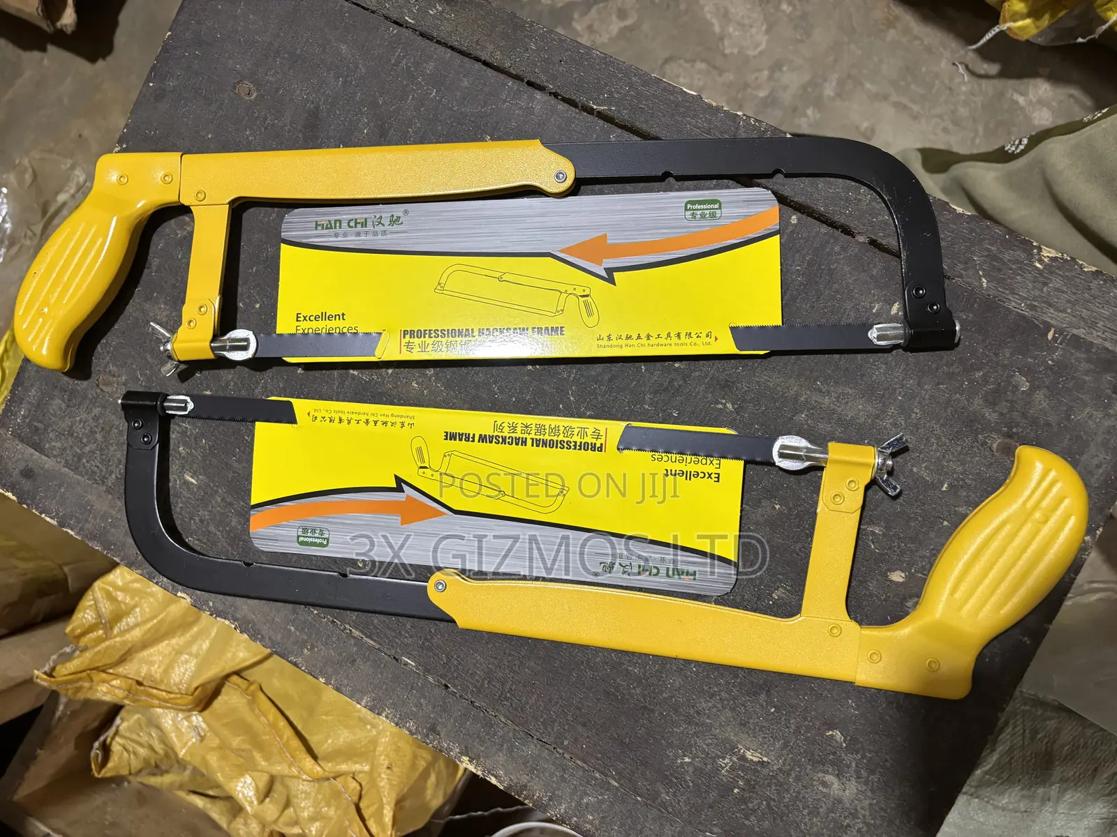 Hack Saw Frame With Black Blade.