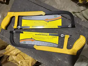 Hack Saw Frame With Black Blade.