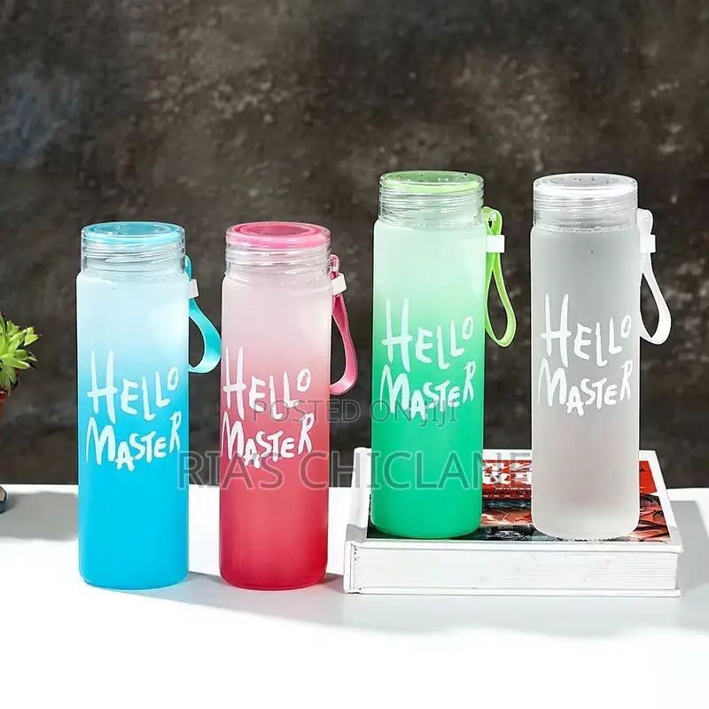 Hello Master Glass Bottle