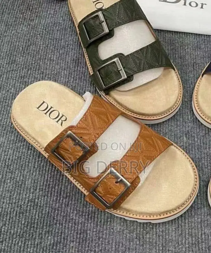 Dior Strip Slides