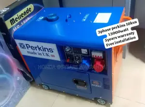 Powergrid Systems Perkin 10kva Generator 3phase Diesel 10kva