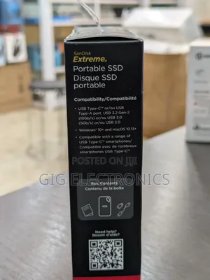 Sandisk 8tb Extreme Portable SSD V2 1050 Mb/S (Black)