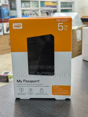 Wd 5tb My Passport Usb 3.2 Gen 1 External Hard Drive