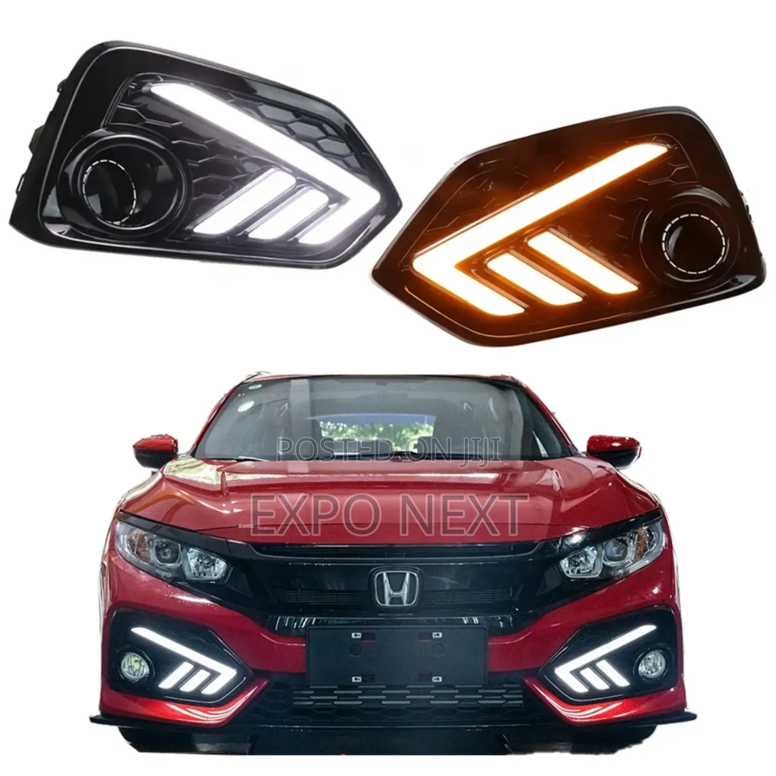 Led Fog Light Lamp Fit for Honda Civic Hatchback 2016-2020