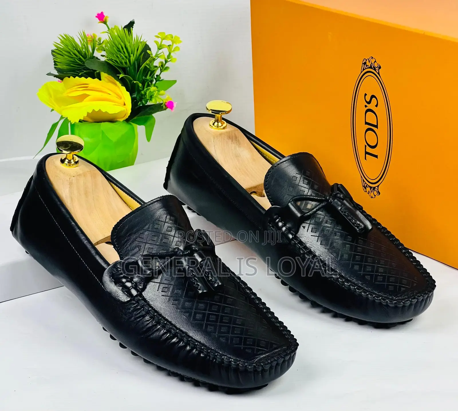 Tod’S Black Loafers Men’S Shoe