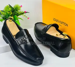Louis Vuitton Loafers Black Men’S Shoe