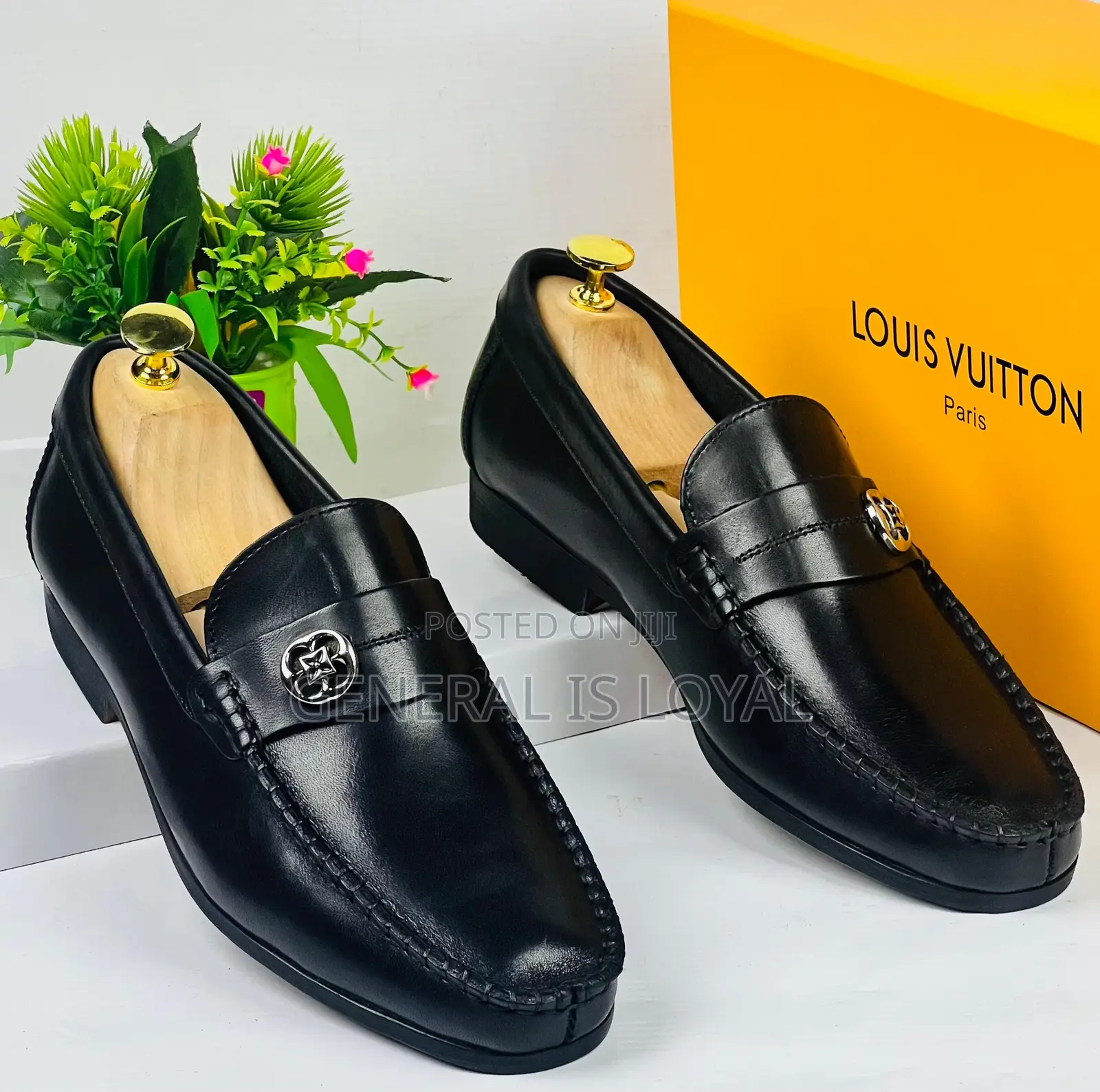 Louis Vuitton Loafers Black Men’S Shoe