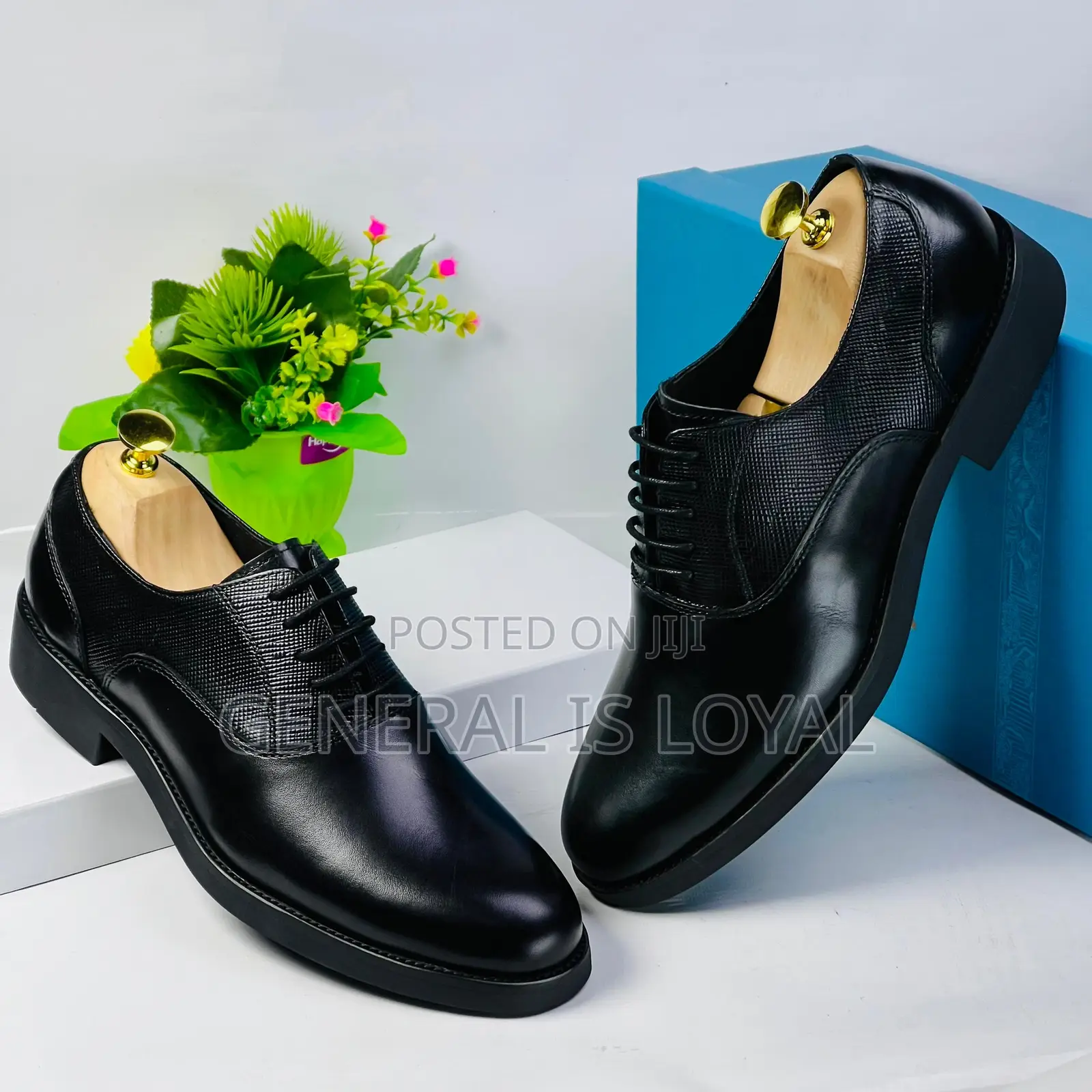 Steve Riots Black and Dark Coffee Men’S Shoe