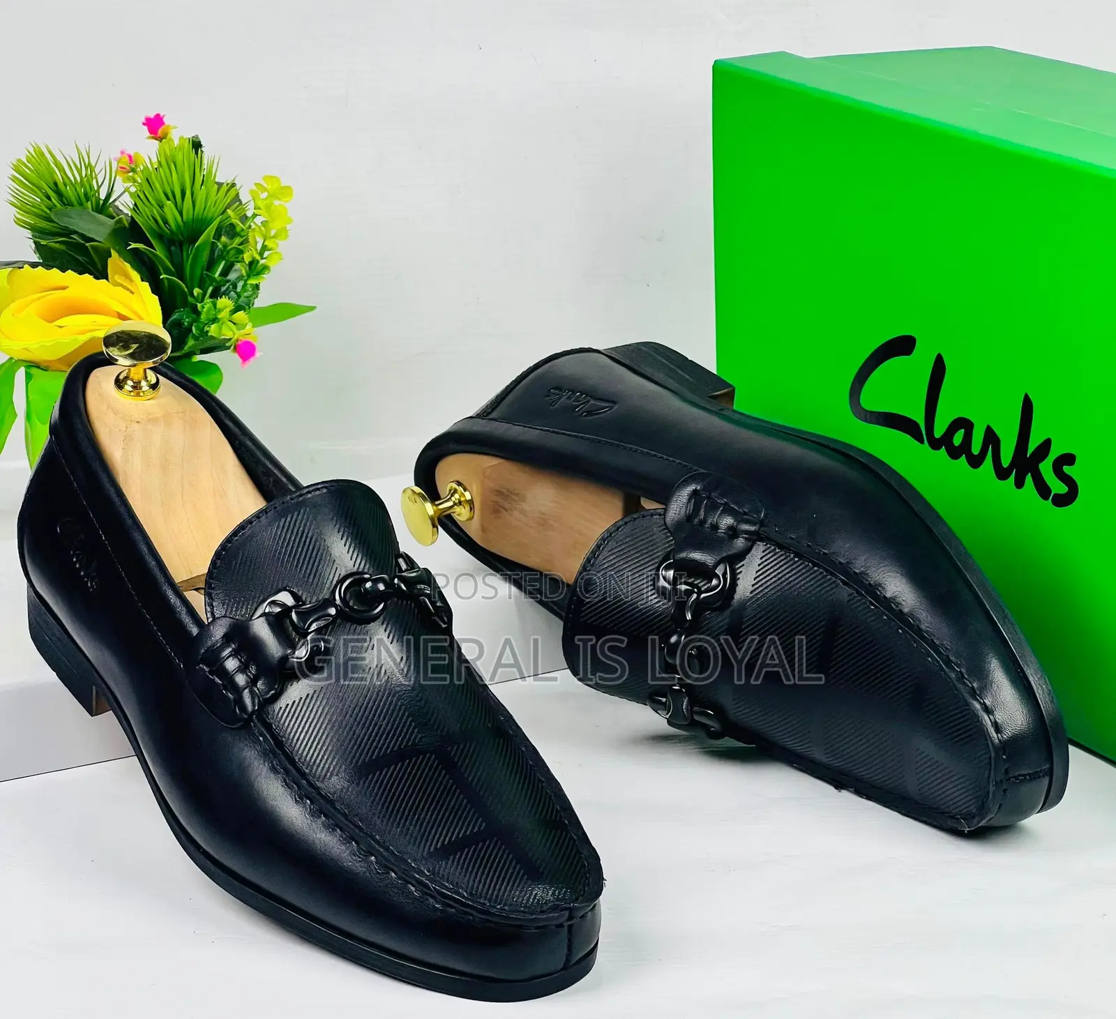 Clarks Black Loafers Men’S Shoe