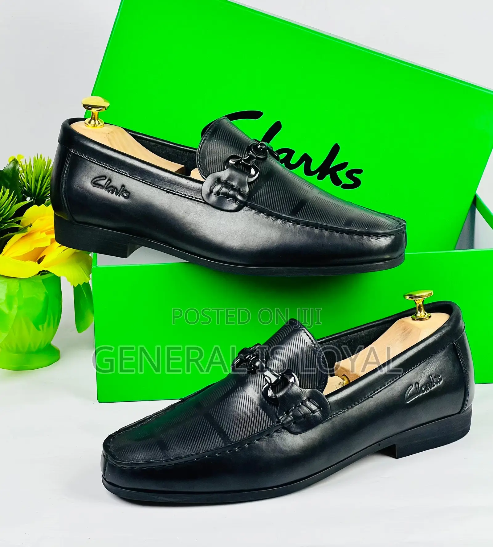 Clarks Black Loafers Men’S Shoe