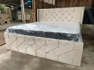 Queen Size 72x75  Bedframe With Mattress// Durable And Luxurious