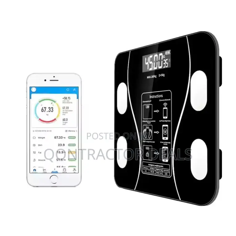 Qontractor Sports Intelligent Bluetooth Bathroom Body Scale