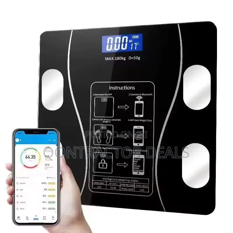 Qontractor Sports Intelligent Bluetooth Bathroom Body Scale