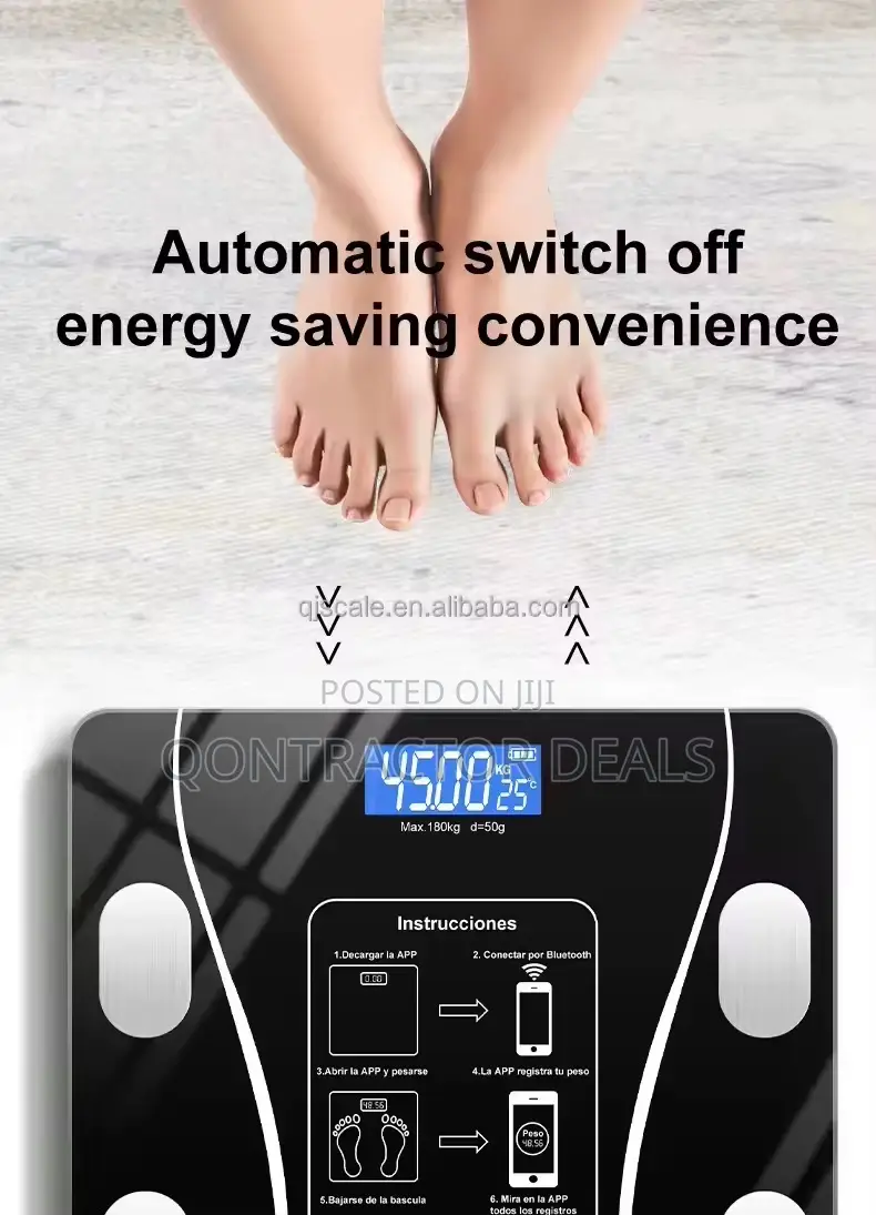 Qontractor Sports Intelligent Bluetooth Bathroom Body Scale