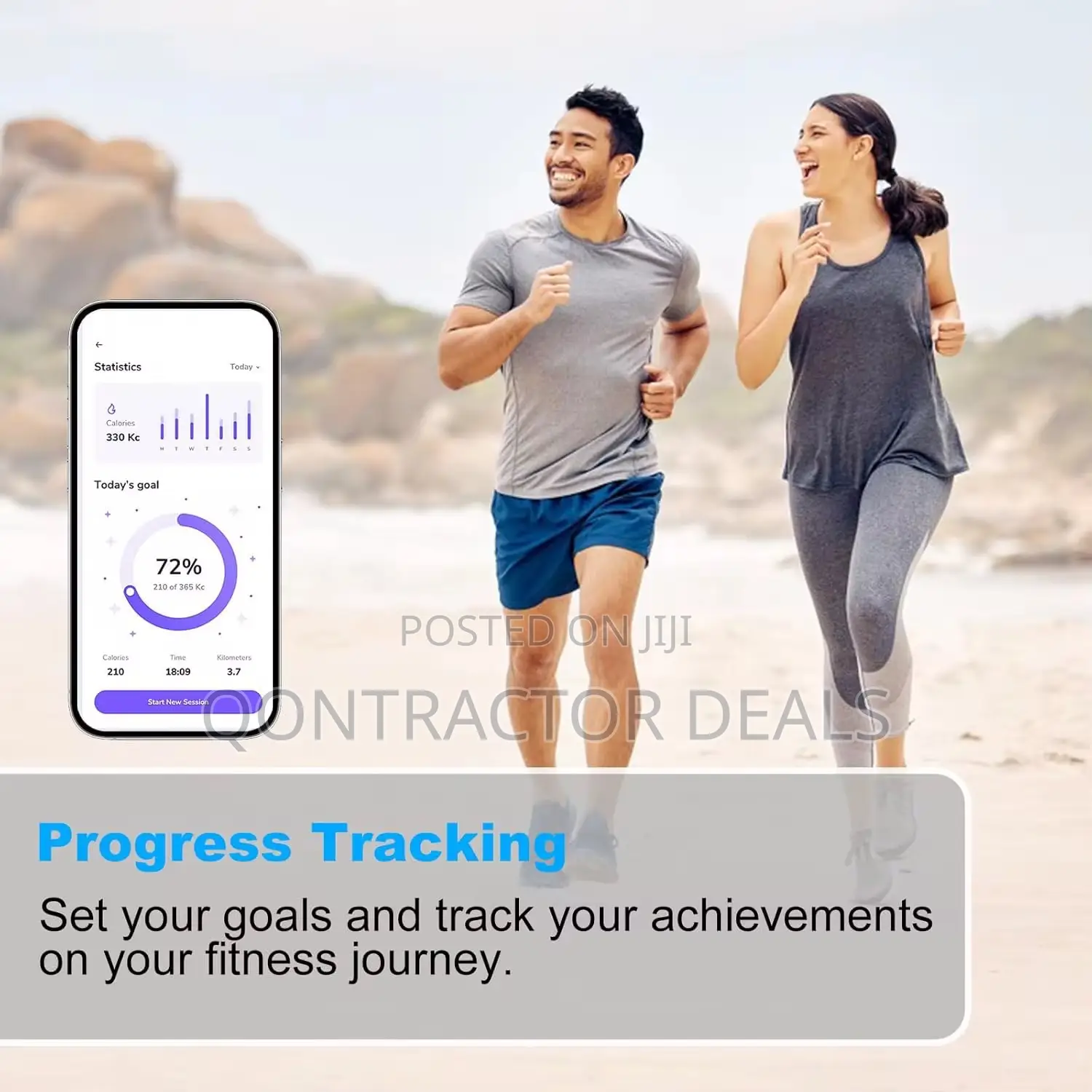 Qontractor Sports Intelligent Bluetooth Bathroom Body Scale