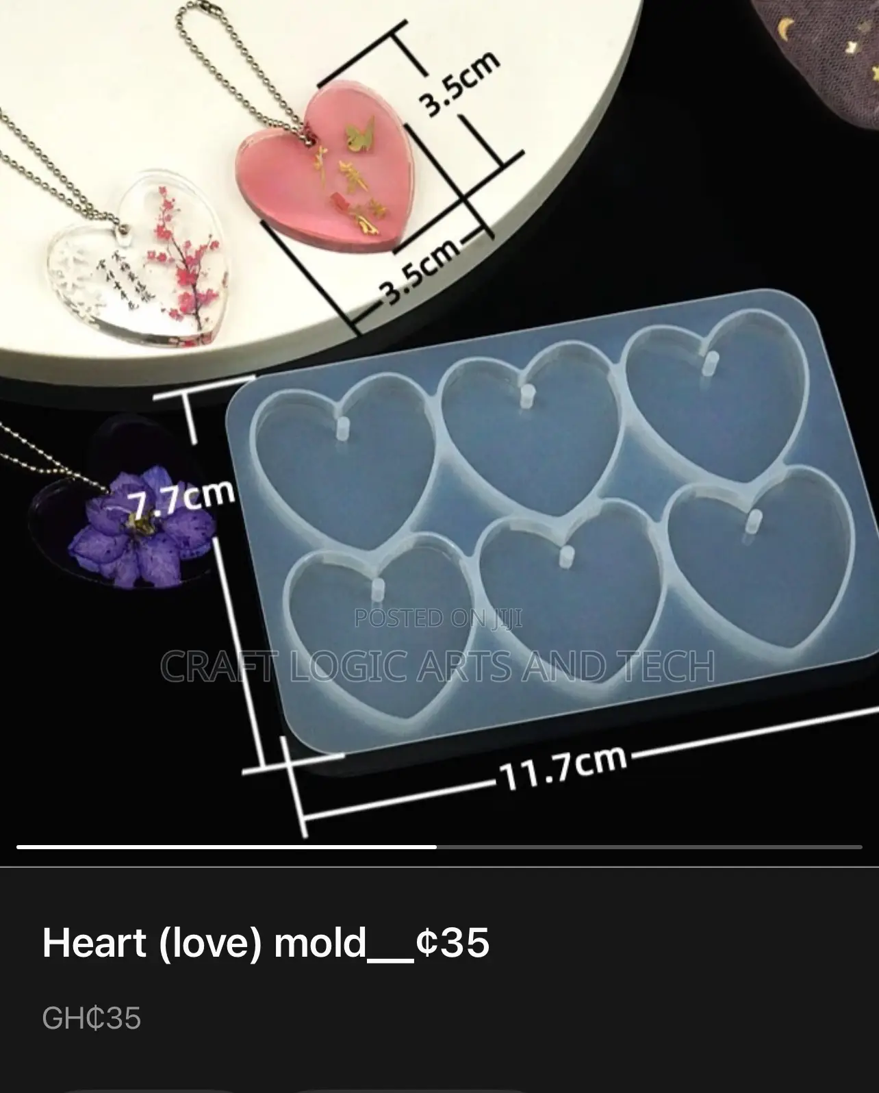 Keychain Silicone Molds Charms Epoxy Resin Art Gh¢35 Each